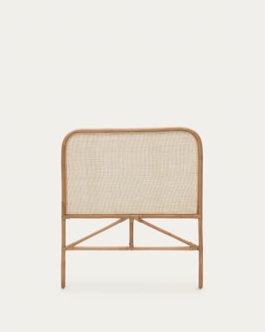 Tête de lit Quiterie en rotin naturel 90 cm