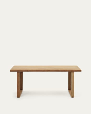 Tavolo Canadell 100% outdoor in legno massiccio di teak riciclato 180 x 90 cm