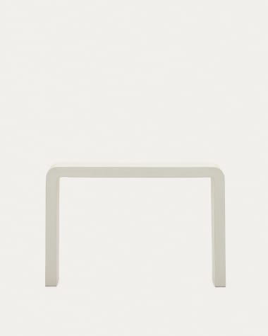 Aiguablava console in white cement, 120 x 80 cm