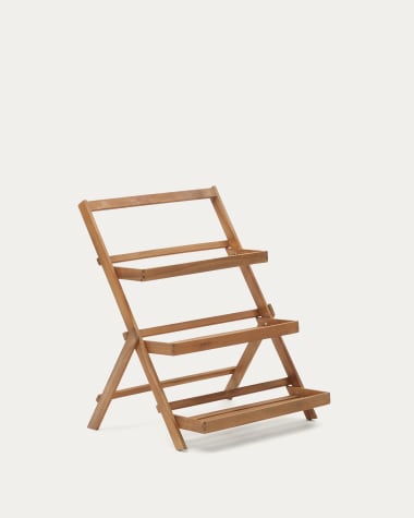 Estante de exterior Victora de madeira maciça de acácia 70 x 85 cm FSC 100%