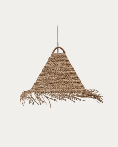 Fonteta Lampenschirm für Pendelleuchte aus Naturfasern mit natürlchem Finish Ø 40 cm