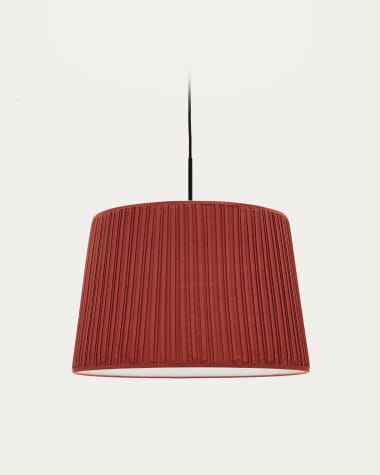 Lampenschirm für Deckenleuchte Guash in Terrakotta Ø 50 cm