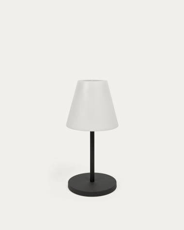 Outdoor Amaray table lamp in steel with black finish