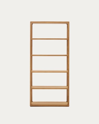 Maymai shelf with solid oak structure 90 x 193 cm