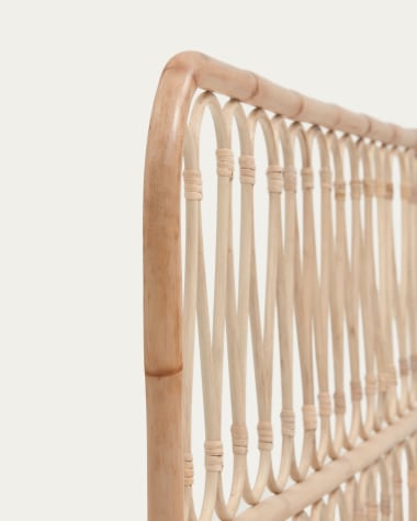 Tête de lit Caterina en rotin finition naturelle pour lit de 150 cm