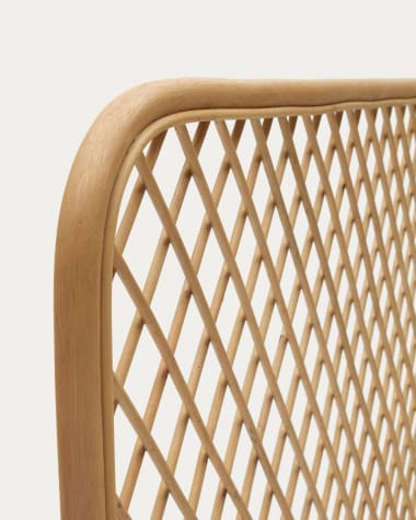 Tête de lit Citlalli en rotin finition naturelle pour lit de 150 cm