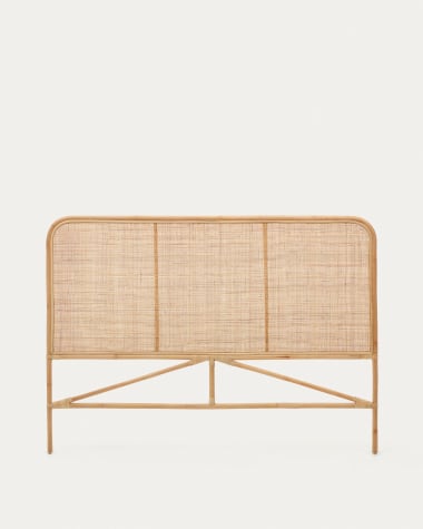 Tête de lit Quiterie en rotin naturel 150/160 cm