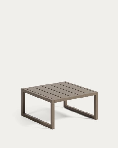 Stolik pomocniczy Comova 100% ogrodowy z zielonego aluminium 60 x 60 cm