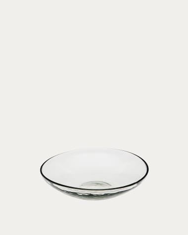 Silitia small bowl made of transparent recycled glass