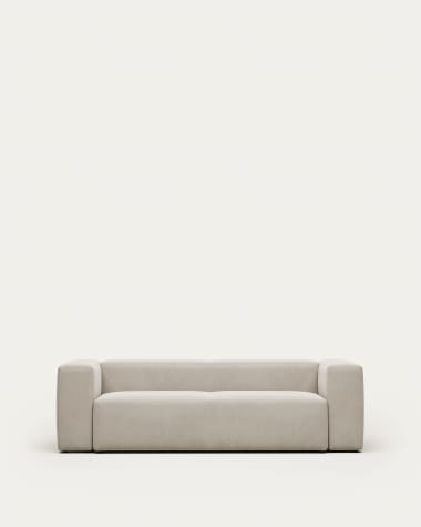 Divano Blok 3 posti beige 240 cm FSC Mix Credit