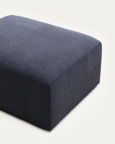 Blok footrest in blue, 90 x 70 cm FSC Mix Credit FR