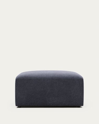 Blok footrest in blue, 90 x 70 cm FSC Mix Credit FR