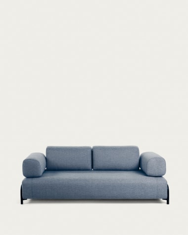 Divano Compo 3 posti blu 232 cm