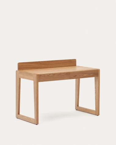 Arandu table in solid ash veneer and wood 120 x 60 cm