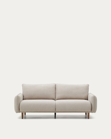 3 seater Carlota sofa in beige, 213 cm FSC Mix Credit