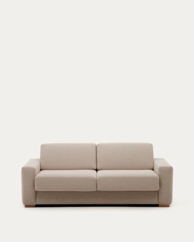 Anley 3-Sitzer-Bettsofa in Beige 224 cm FSC Mix Credit