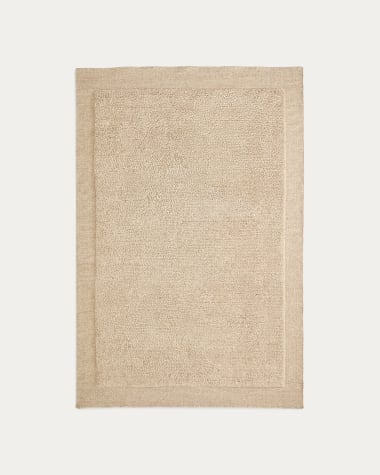 Marely beige wool rug 160 x 230 cm