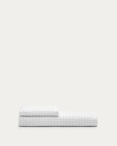 Telo da bagno Zinnia 100% cotone bianco 70 x 140 cm