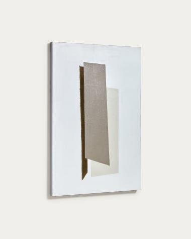 Suilen white and brown frame, 60 x 90 cm