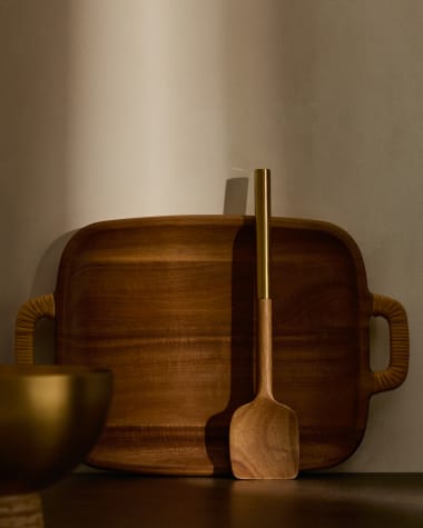 Sataya square kitchen spatula made from FSC 100% acacia wood