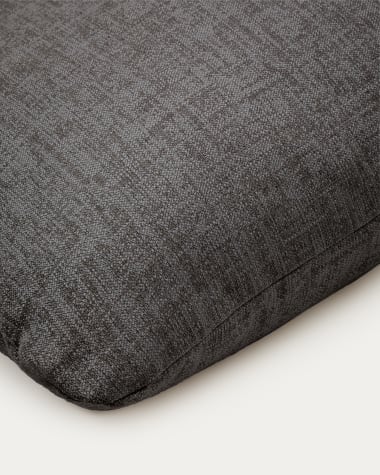 Sorells kidney cushion in grey 75 x 28 cm