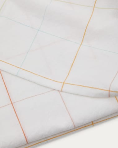 Tovaglia Melis 100% cotone a quadri multicolore 150 x 250 cm