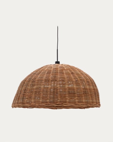 Jornets Schirm für Deckenlampe aus Rattan mit naturfarbenem Finish Ø 80 cm