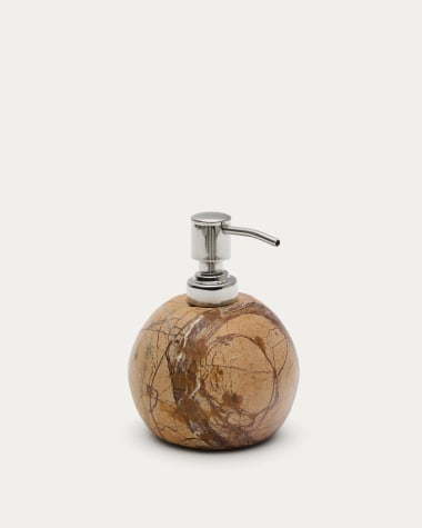 Dispensador de jabón Spalsh de mármol beige