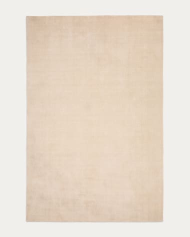 Tapis Empuries en polyester blanc 200 x 300 cm