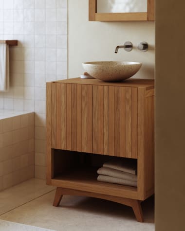 Rectangular bathroom furniture Kuveni 70 x 50 cm