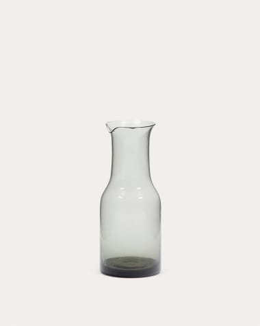 Jarra Thiba de vidrio gris 90 cl