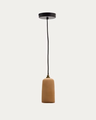 Lámpara de techo Madsen de terracota Ø8 cm