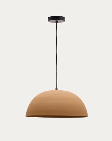 Lámpara de techo Nibla de metal efecto terracota Ø46 cm
