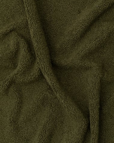 Himalaya Dark Green Fabric Swatch 10 x 15 cm