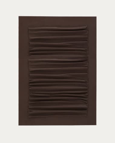 Toile Thud avec reliefs marrons 90 x 60 cm