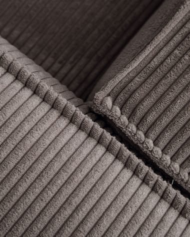 Blok cushion thick grey corduroy 50 x 60 cm