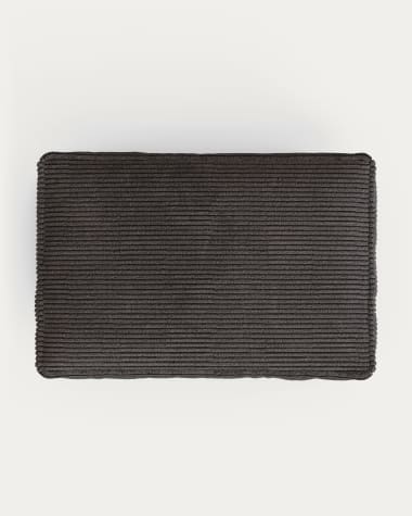 Blok cushion thick grey corduroy 40 x 60 cm