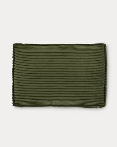 Blok cushion thick green corduroy 40 x 60 cm