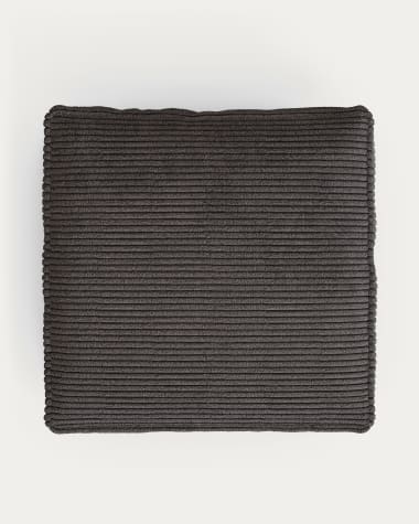 Blok cushion thick grey corduroy 60 x 60 cm