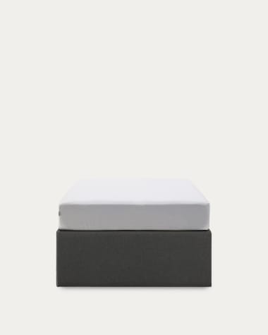 Matters folding sofa in black for a 90 x 190 cm mattress