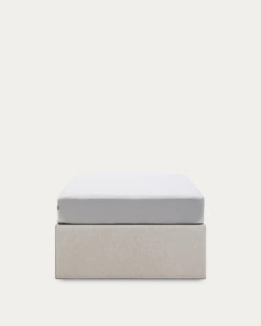 Matters folding sofa in beige for a 90 x 190 cm mattress