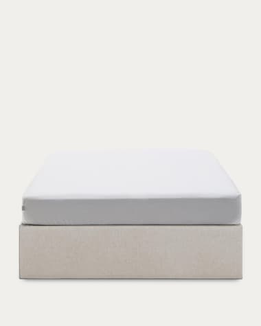 Matters folding sofa in beige for a 180 x 200 cm mattress