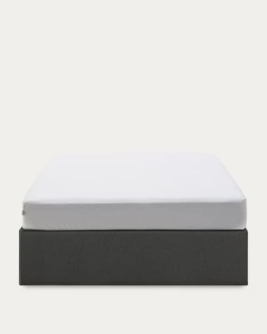 Matters folding sofa in black for a 180 x 200 cm mattress