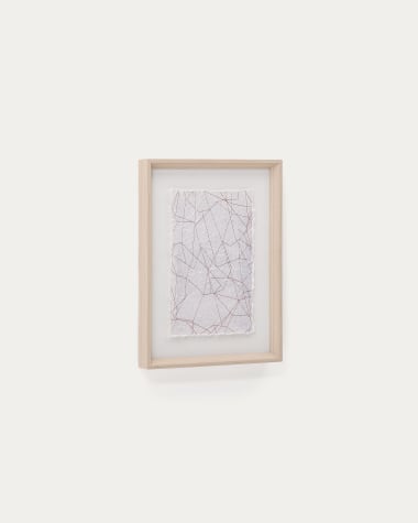 Durkan white picture on recycled paper 30 x 40cm