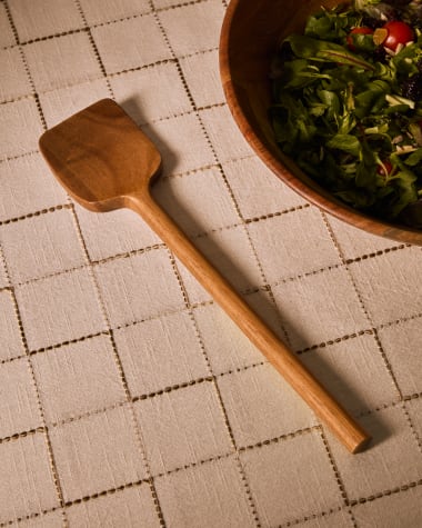 Teppa square kitchen spatula made of acacia wood FSC 100%