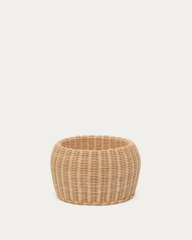 Rattanvase Zilna, 19 cm