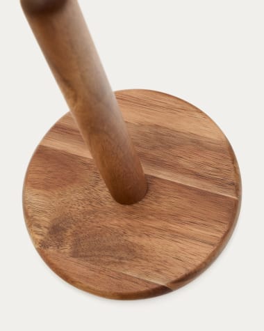 Portarotolo da cucina Nukha in legno di acacia FSC 100%