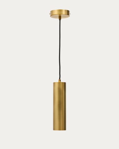 Lámpara de techo Andia de aluminio con acabado pintado dorado