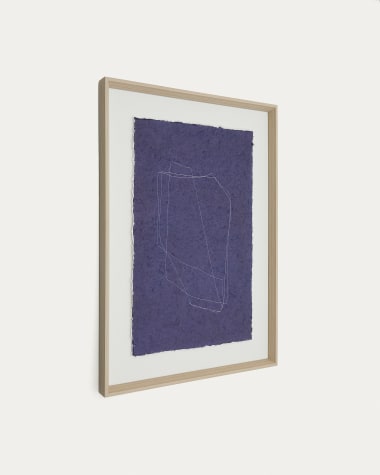 Durkan blue picture on recycled paper 50 x 70cm