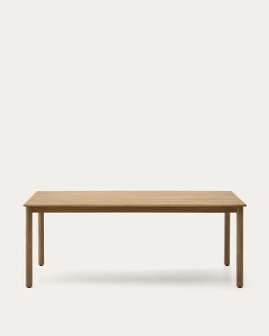 Tavolo sori in legno massiccio di acacia 200 x 100 cm FSC 100%